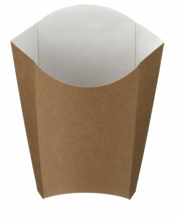 Large Kraft Folded Board Chip Scoop