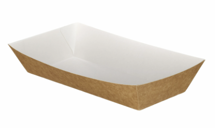 Medium Kraft Folded Board Tray 43×85×192mm