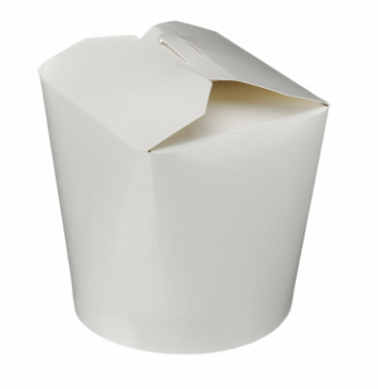 26oz White Food Pail (PE Lined)