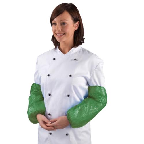 OVERSLEEVES POLYTHENE GREEN 40cm (100)