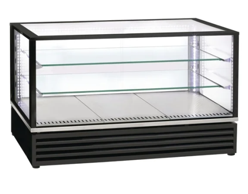 Roller Grill Countertop Chocolate Display Fridge Black 1200mm CDC1200 N