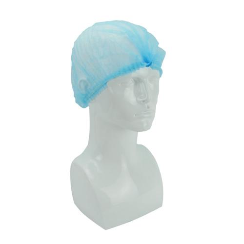 MOB CAPS BLUE POLYPROPYLENE NON-WOVEN SINGLE PACK (100)