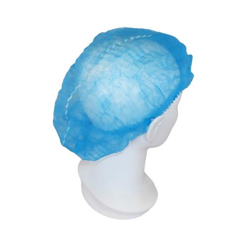MOB CAPS METAL DETECTABLE BLUE NON-WOVEN POLYPROPYLENE (1000)