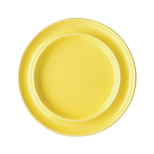 Olympia Kristallon Heritage Raised Rim Plates Yellow 205mm (Pack of 4)