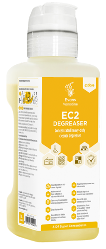 EVANS EC2 DEGREASER (E-DOSE) SUPER CONCENTRATE (4 x 1L)