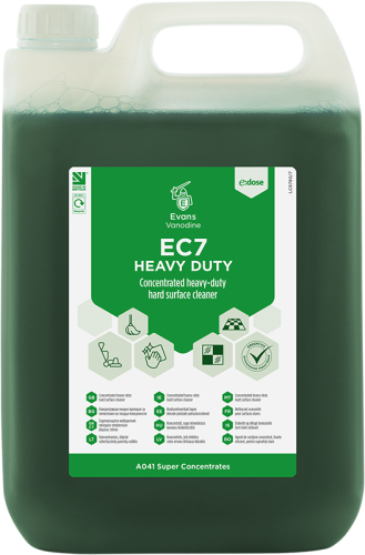 EVANS EC7 HEAVY DUTY CLEANER (E-DOSE) SUPER CONCENTRATE (2 x 5L)