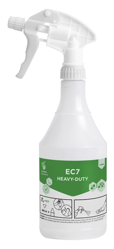 EVANS EC7 HEAVY DUTY (E-DOSE) WHITE TRIGGER & 600ml SPRAY BOTTLE (1)