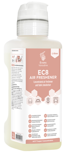 EVANS EC8 AIR FRESHENER (E-DOSE) SUPER CONCENTRATE OPTIC DOSING HEAD  *SINGLE* (1L)