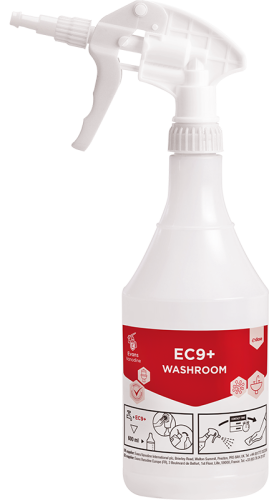 EVANS EC9 WASHROOM (E-DOSE) RED TRIGGER & 600ml SPRAY BOTTLE (1)