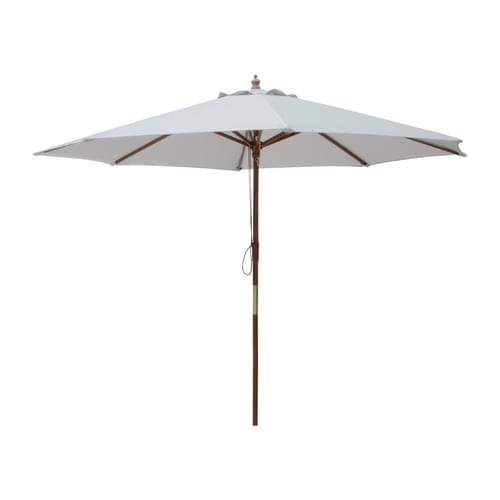 Bolero Round Parasol Grey 3000mm