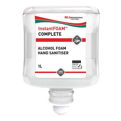 SCJ / DEB INSTANT FOAM HAND SANITISER CARTRIDGES (6 x 1L)