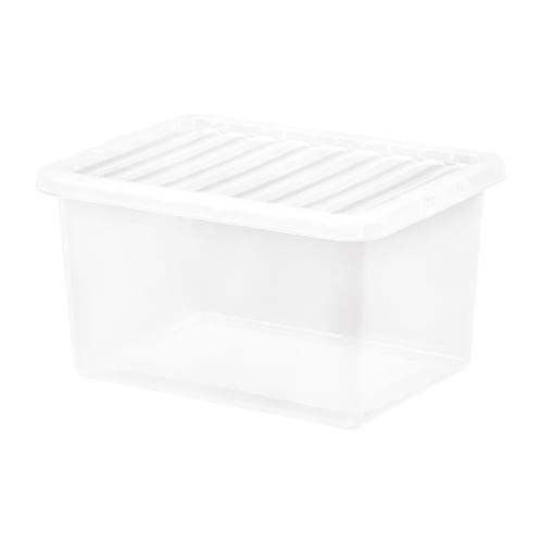 Wham Crystal Storage Box & Lid 25Ltr