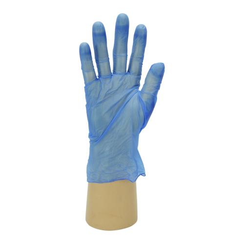 VINYL GLOVES BLUE POWDERED EXTRA LARGE (100)