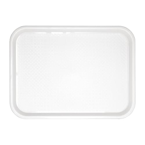 Olympia Kristallon Polypropylene Fast Food Tray White Large 450mm