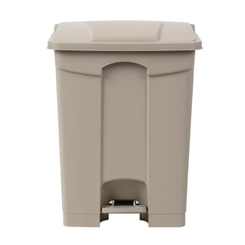 Jantex Kitchen Pedal Bin Beige 65Ltr