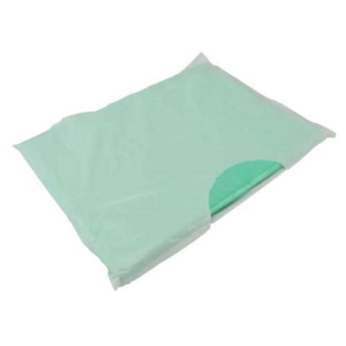 APRONS GREEN POLYTHENE FLAT PACKED 69 x 107cm (100)