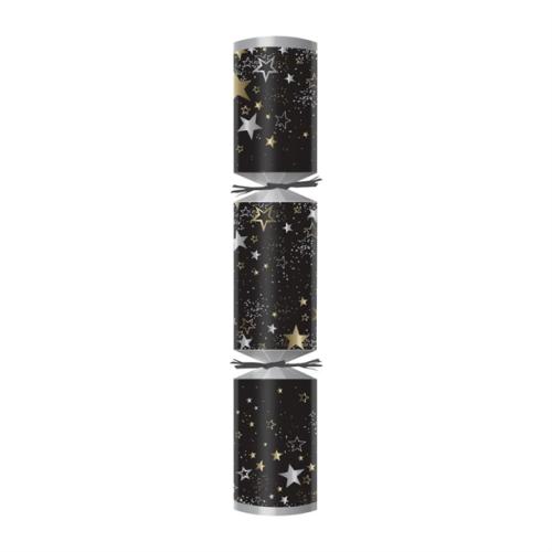 Midnight Sparkle Christmas Crackers 11" (50 Pack)