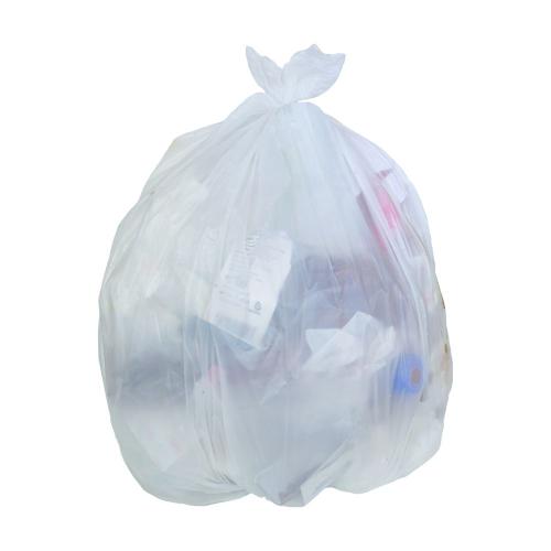 BIN LINERS CLEAR BI-MODULAR HEAVY DUTY ON ROLL 18 x 29 x 39" 15kg CHSA (200)