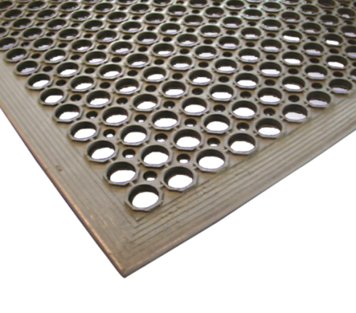 Black Rubber Kitchen Mat 90 x 150 x 1.4cm