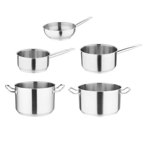Special Offer - Vogue Casserole, Stew and Saute Pan Set (Pack of 5)