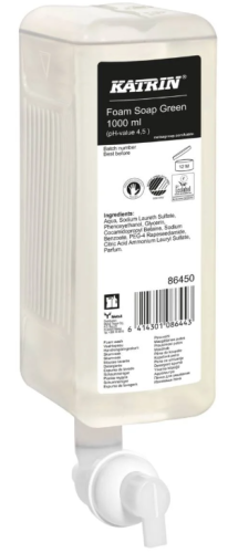 KATRIN FOAM SOAP CARTRIDGES GREEN BIRCHWOOD (6 x 1000ml)
