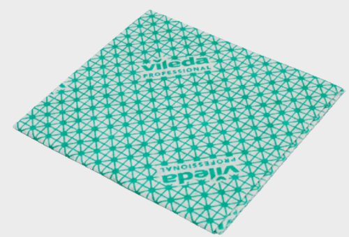 VILEDA CLOTHS MEDIUM WEIGHT GREEN (10)
