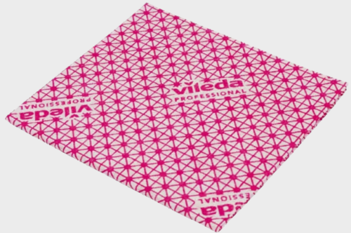 VILEDA CLOTHS MEDIUM WEIGHT RED (10)