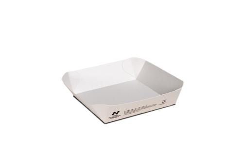 Notpla Curved Tray 6x6” White (600)