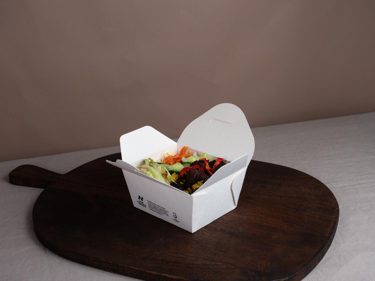 Notpla Food Box K1 - 750ml - White (500)