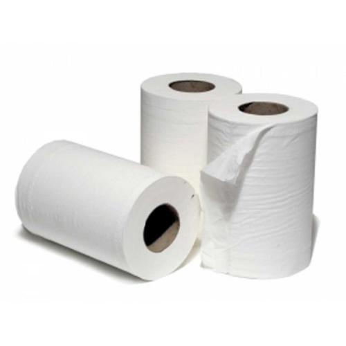 Mini 2ply White 60m Centrefeed Rolls (Pk 12)
