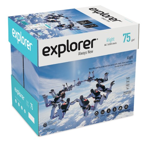 Explorer ilight FSC A4 75gsm - Pk 5 Reams