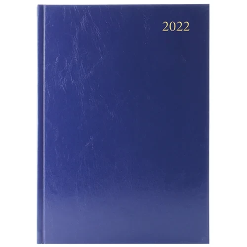 Desk Diary Week To View A5 Blue 2022 - RRP £6.70