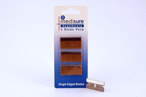 Blades Single Edged 3 Pack   