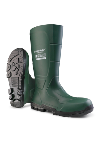 Dunlop Jobguard Acifort Full Safety Wellington Green