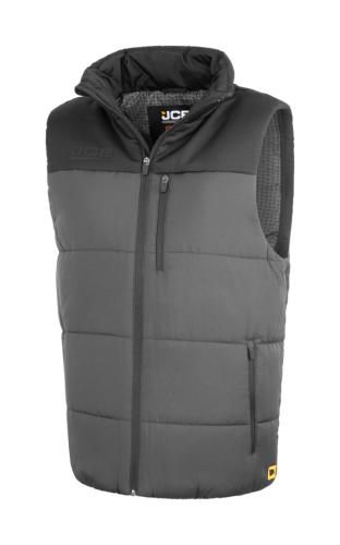 JCB Padded Gilet Grey/Black
