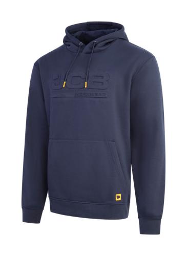 JCB Embossed Hoody Navy