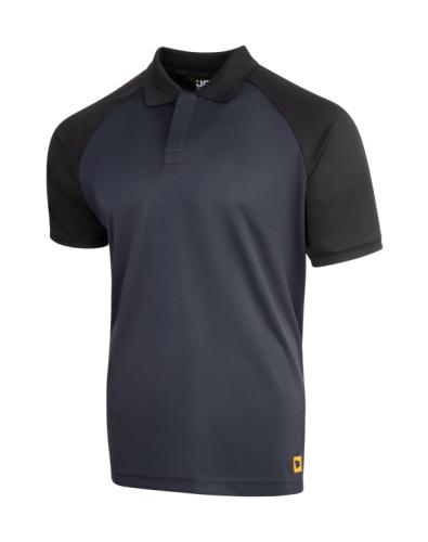 JCB Classic Collar Polo Shirt Navy/Black