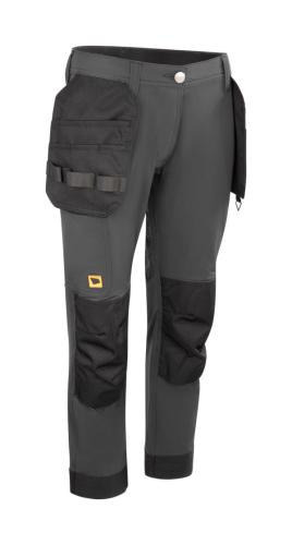 JCB Ladies 4-Way Stretch Holster Pocket Trousers Dark Shadow