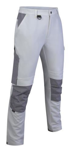 Beeswift Flex Workwear Trouser Two-Tone White/Grey