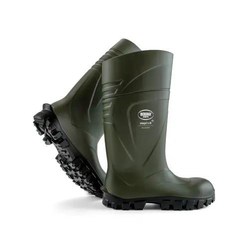 Bekina StepliteX SolidGrip O4 Wellington Boots - Non-Safety, Slip-Resistant - Green
