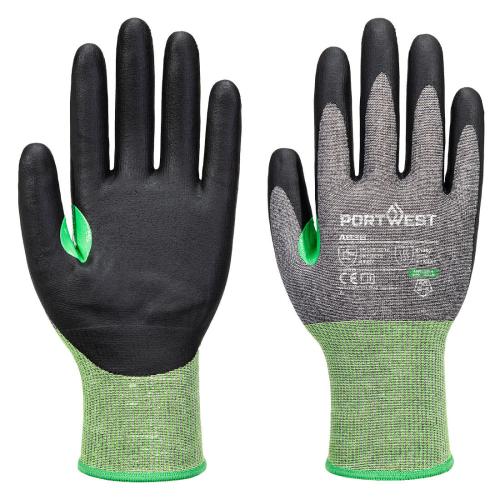 CS Cut C18 Nitrile Glove Grey/Black