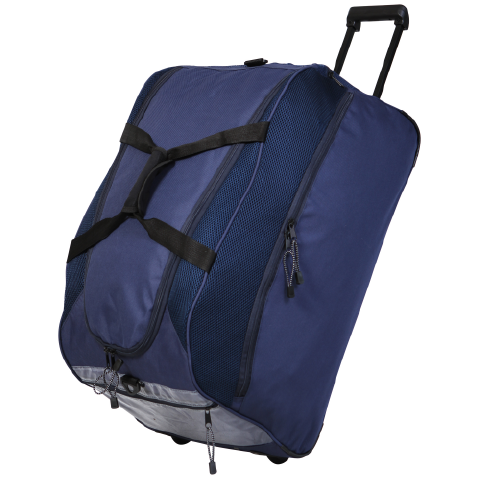 Wheelie Kitbag. Colour: Navy. Size: 70cm X 39cm X 41cm