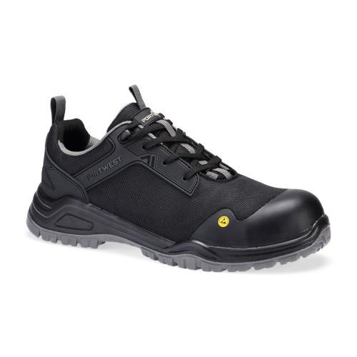 Composite Mesh Low Shoe S3S ESD SR FO Black