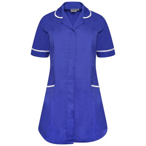 Ladies Maternity Tunic Royal/White Trim 10