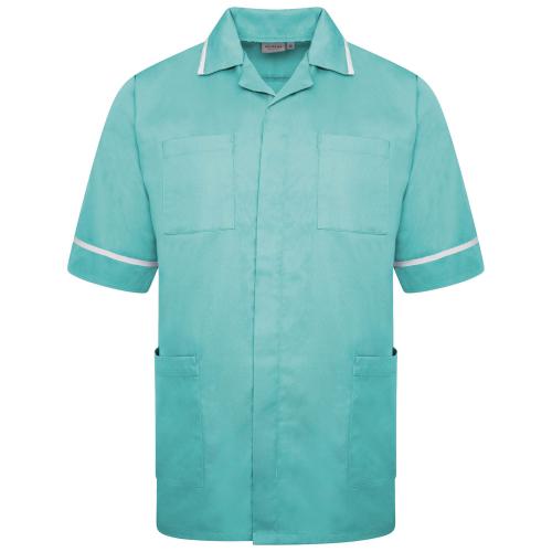 Male Tunic Eau de Nil/White Trim 32
