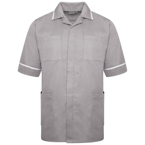 Male Tunic Grey/White Trim 44