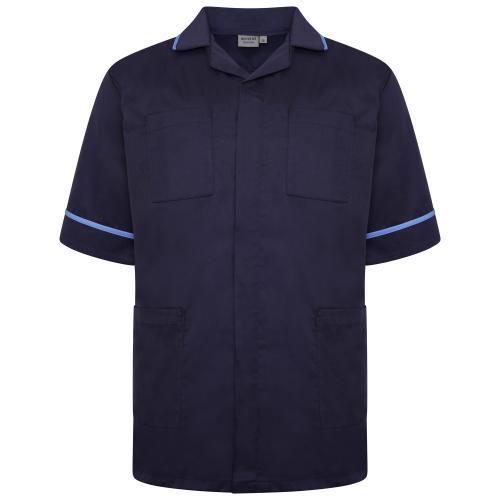 Male Tunic Navy/Hospital Blue Trim 32