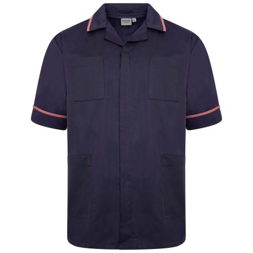 Male Tunic Navy/Red Trim 32