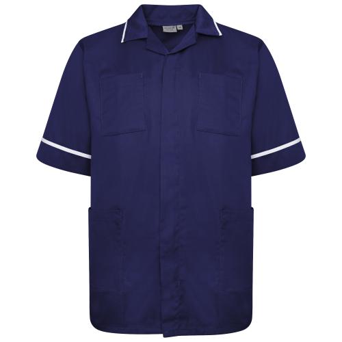 Male Tunic Navy/White Trim 32