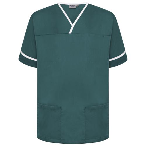 Contrast Trim Smart Scrub Top